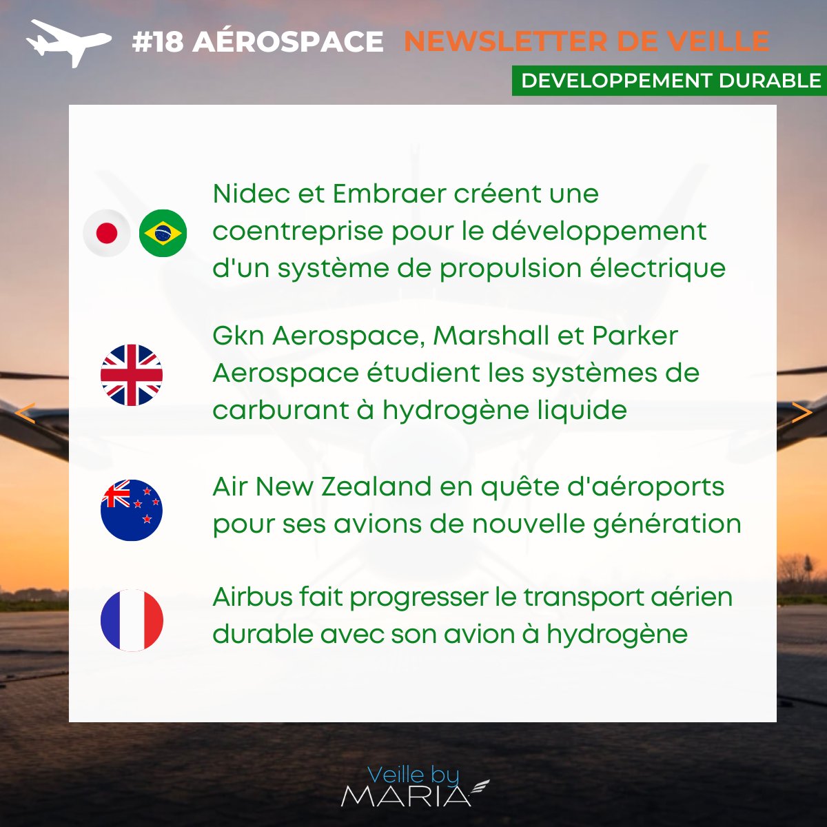ConseilMaria's tweet photo. La #veille by MARIA vous partage sa sélection d'actualités du secteur #aerospace.

Accédez gratuitement à la version intégrale de notre newsletter mensuelle 👉🏻 https://t.co/XCCv6GFoZI

Restez informé et abonnez-vous à nos newsletters sectorielles 👉🏻 https://t.co/7wt6hYOIdA https://t.co/bPvTueXfXq