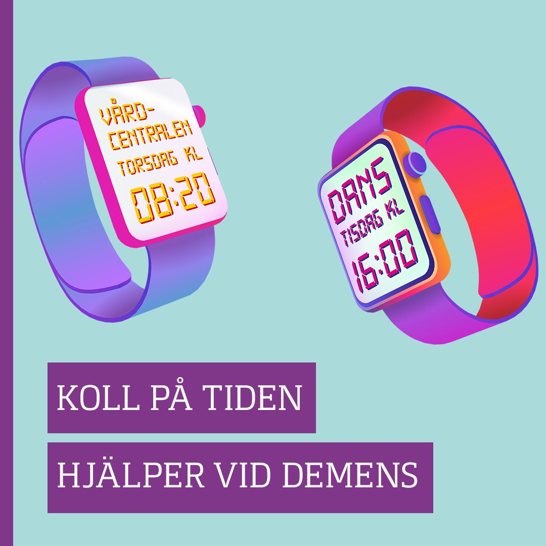 I dag lever omkring 150 000 personer i Sverige med en demenssjukdom. Forskning vid @RegionDalarna tyder på att tidshjälpmedel kan hjälpa, men det behövs mer tid med patienterna för att hinna följa upp hur hjälpmedlen används 👉 forte.se/artikel/koll-p… #alzheimerdagen