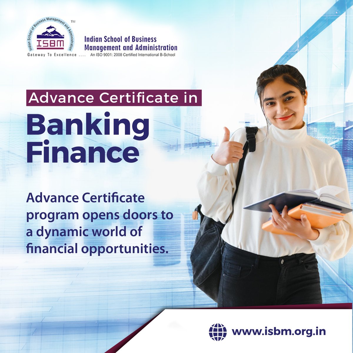 isbma's tweet photo. Looking for a career in finance?

Join our Advance Certificate program and step into a dynamic world filled with financial opportunities.💼

Your future in finance starts here! 🌟

Apply Now:https://t.co/mIL3uW947L

#ISBMA #CareerJourney #Banking https://t.co/f4rXrq382t