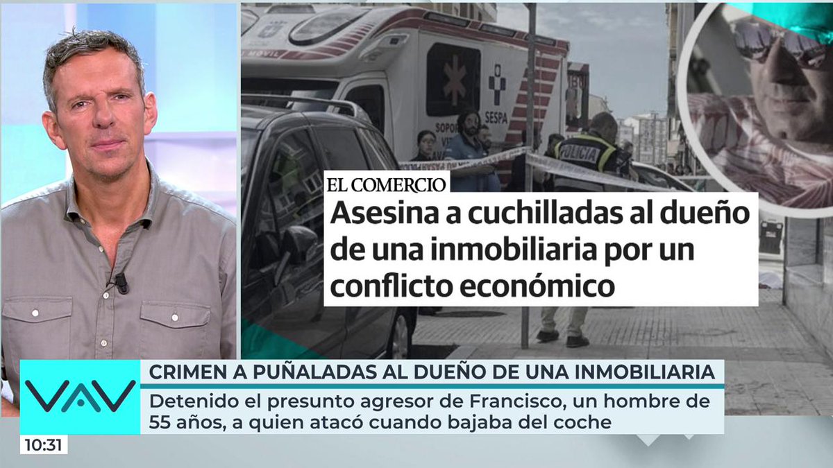 Arranca #VamosAVer21S con @PratSandberg, @Patricia_Pardo y @AdriDorronsoro 🔵 Crimen a puñaladas al dueño de una inmobiliaria, en Gijón Síguenos en @telecincoes ➡ mdia.st/directo5