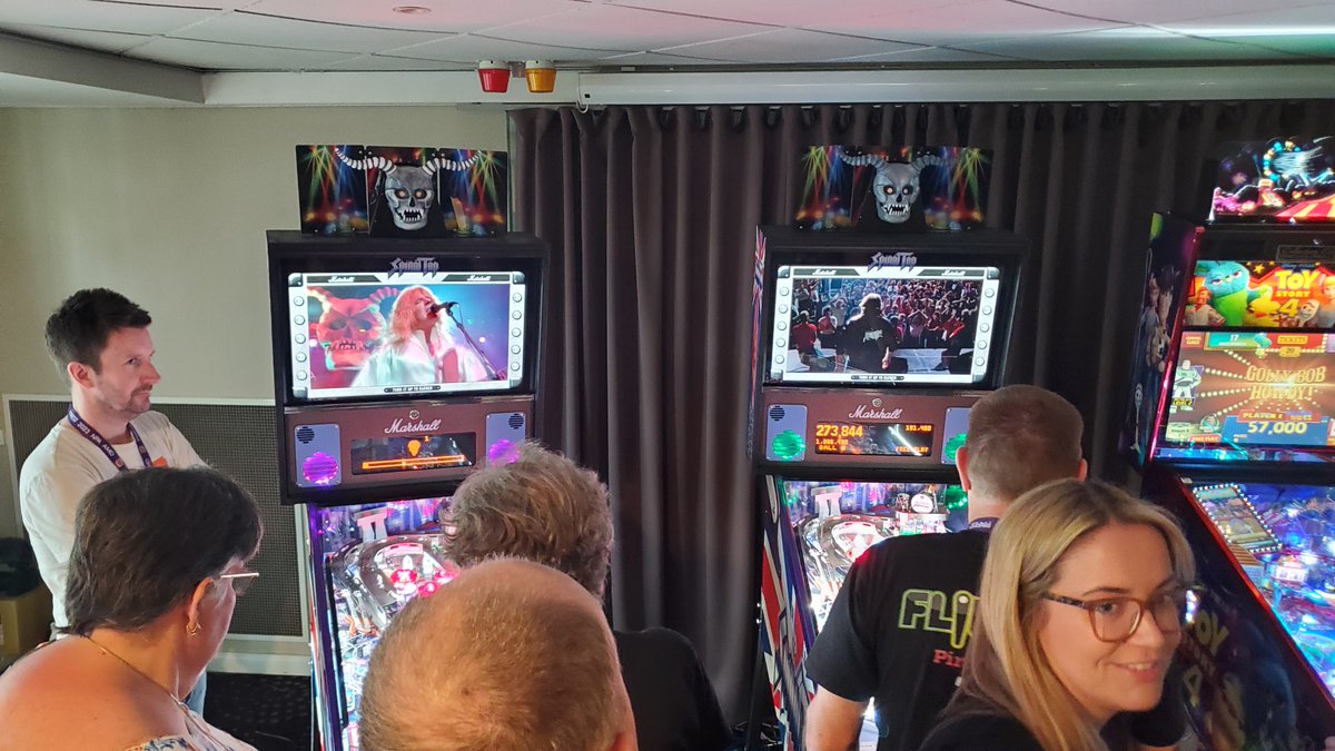 highwayarcade's tweet photo. So nice to see everyone at Pinfest this year, very well organized and getting better each year.
Great presentation of pinball machines included Andrewโs Hitchhikers Guide to the Galaxy.
#highwayentertainment #pinball #pinfest https://t.co/efvo6Js4UR