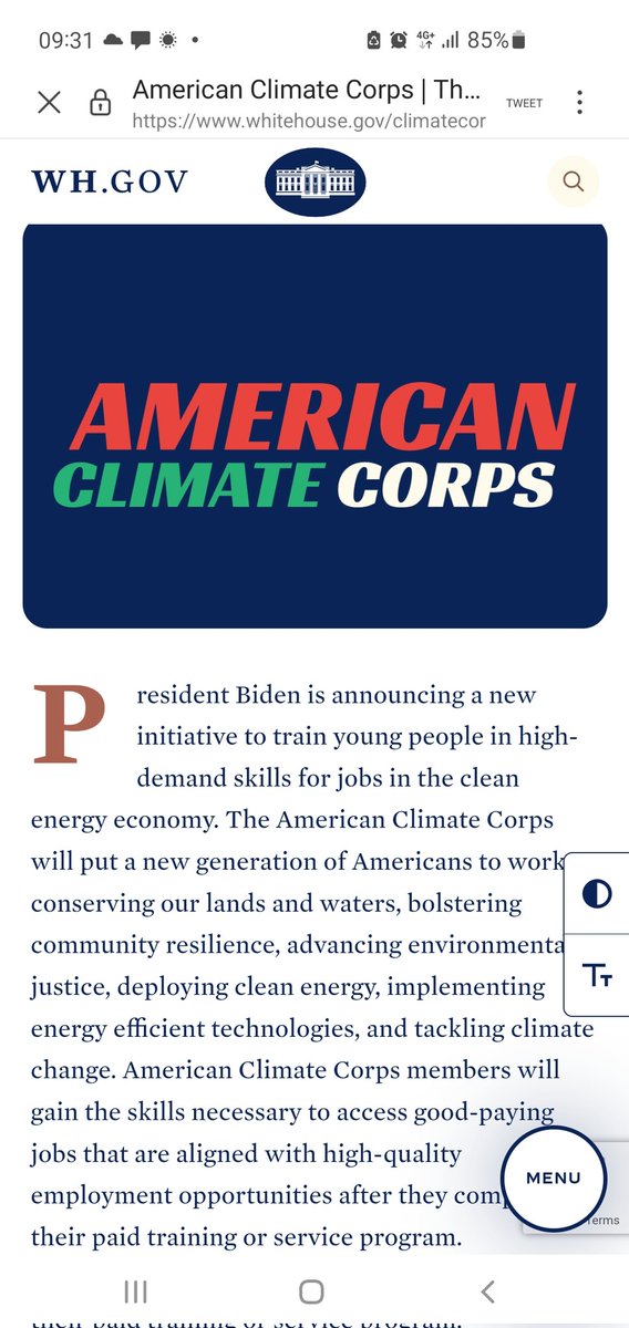 Congrats @POTUS on the #AmericanClimateCorps initiative - creating good paying jobs in clean energy is the only way to move the world away from traditional source of energy & fight the damages caused by climate change.

A true world leader leads & a global statesman takes action.