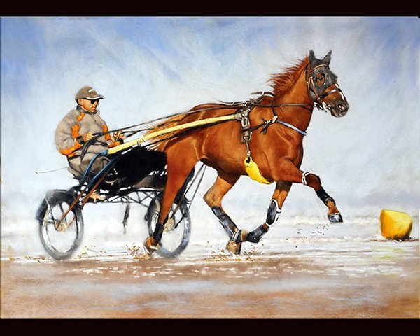 Very pleased to have 2 paintings selected for the <a href="/EquineArtists/">SEA</a> exhibition at Tennants in Leyburn. 'Trotter' on the beach <a href="/DeauvilleFr/">Deauville</a> .