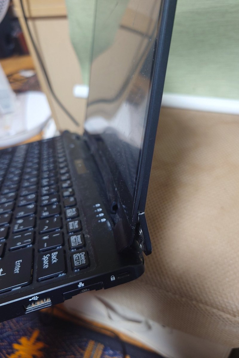 PCが大破しました