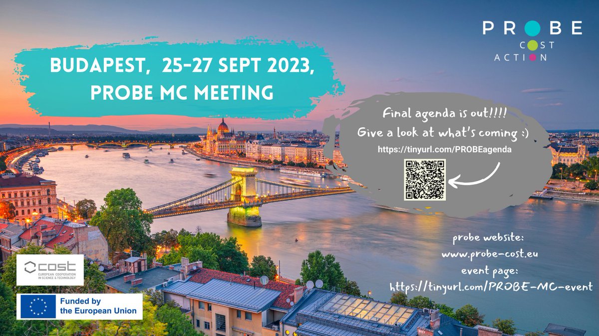 Hi! The MC #meeting is coming!! Check the agenda, on Tuesday specific #breakoutsessions will take place. To contribute, contact the taskgroup leader. And... bring along a badge holder (9x6.5cm) 
#Research #sharingscience @COSTprogramme