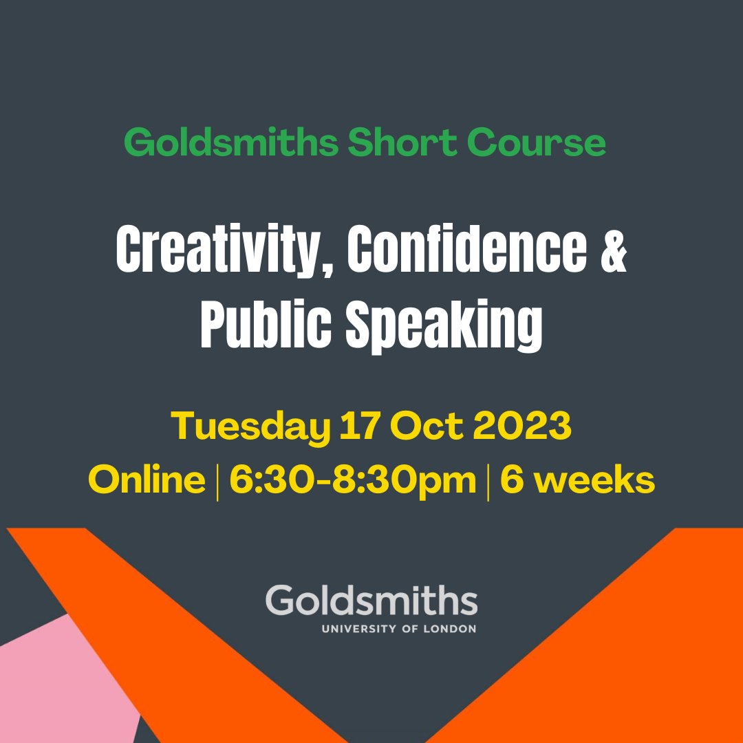 Do you feel anxious when you have to speak at work or give presentations? Sign up today!
gold.ac.uk/short-courses/…

 @ShortsAtGold #publicspeakingskills #confidentcommunication #presentationskills #presentationtraining