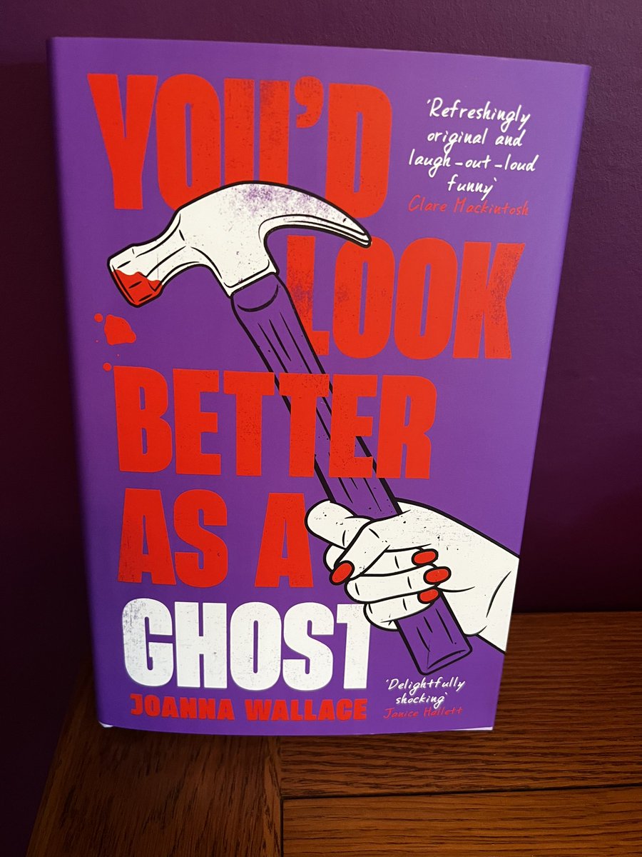 🥳🎉 Happy Publication Day to @JoWallaceAuthor 🎉🥳 for this stunner #YoudLookBetterAsAGhost 

Thank you again to @RachelMayQuin and @ViperBooks 💜

Review Coming Soon!