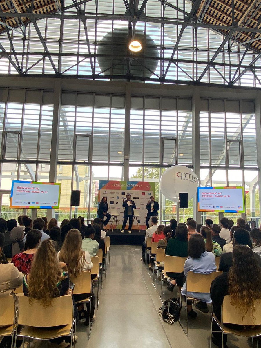 ➡️ Ouverture de la 5ème édition du festival #madein31 🎉

Nous sommes heureux de vous retrouver toute la journée à @LaCite_eu  aux côtés des 31 entreprises remarquables du territoire ! 

<a href="/DavidHubschwer/">David Hubschwerlin</a> <a href="/JCEToulouse/">JCE Toulouse</a>
<a href="/charruyerfrance/">Maître France Charruyer</a> <a href="/cpme31/">CPME31</a>