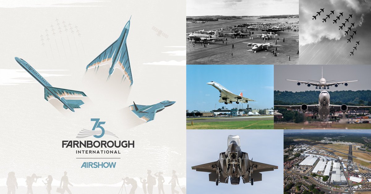FIAFarnborough's tweet photo. Check out the 3-part #FIA75 blog series from local historian, Peter Cooper, as he shares his highlights from the past 75 years of airshow history including the debut of many iconic aircraft, a world record aerobatic loop and much more!
https://t.co/F9nX5XwfWX
#FIAmemories #AvGeek https://t.co/1PImXNpXts
