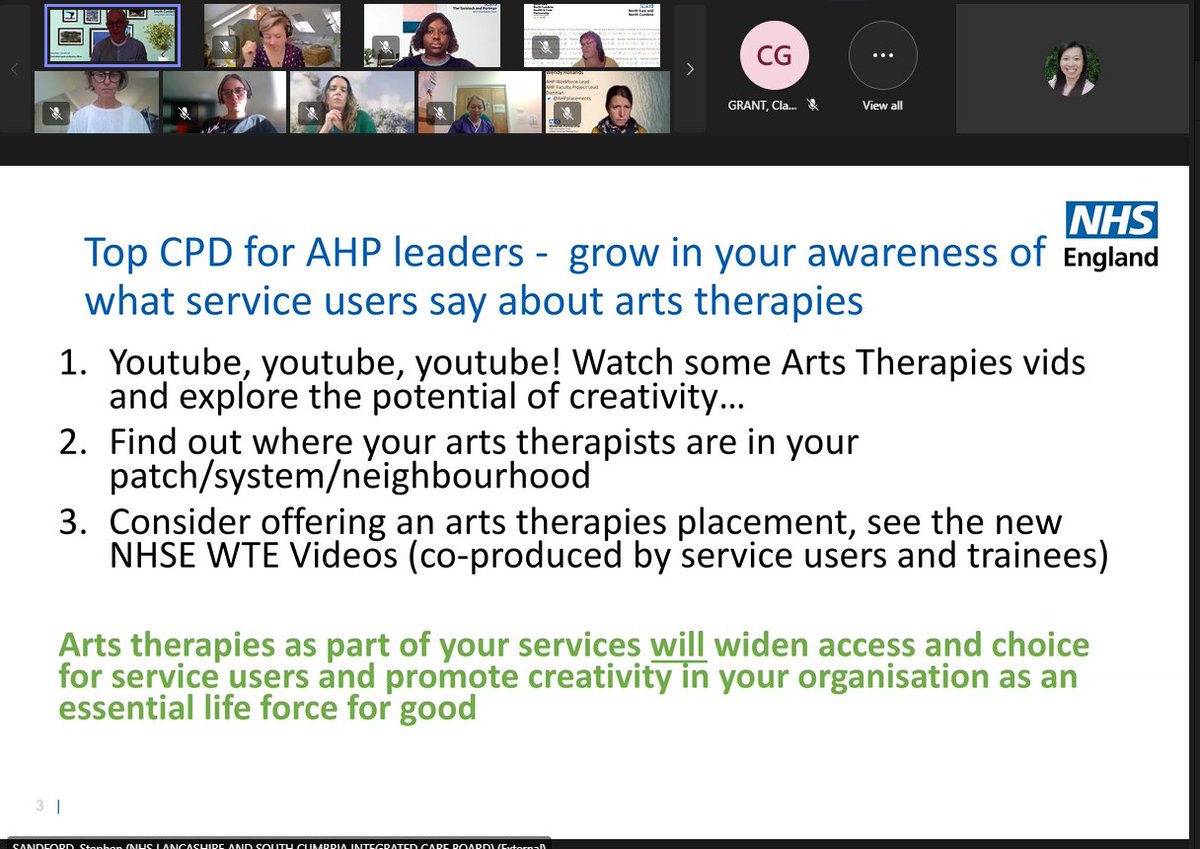 TheVenusMadden's tweet photo. 💡Some great tips to increase our understanding of the impact of #ArtTherapy to the people and communities

#AHPsDeliver https://t.co/3cPnTIL7Uq