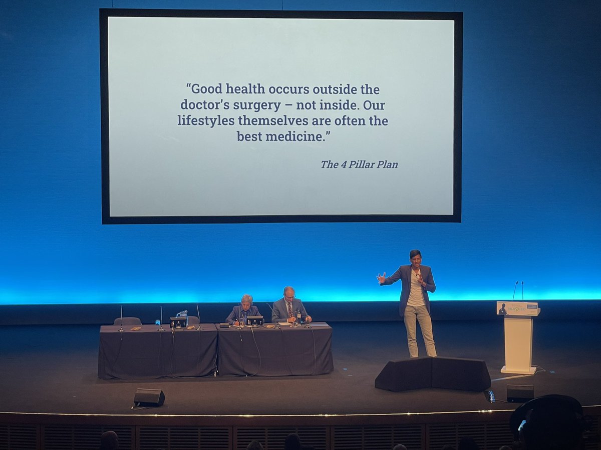 Do we need Lifestyle Medicine ? or is it just good medicine? asks <a href="/drchatterjeeuk/">Dr Rangan Chatterjee</a> . ‘many of us frustrated that the medical approach we learnt only works for a minority of conditions’ #BSLM2023 <a href="/ellenfallows/">Dr Ellen Fallows</a> <a href="/BritSocLM/">British Society of Lifestyle Medicine</a> <a href="/rcgp/">Royal College of General Practitioners</a> <a href="/peakhealthcoach/">Peak Health Coaching</a>