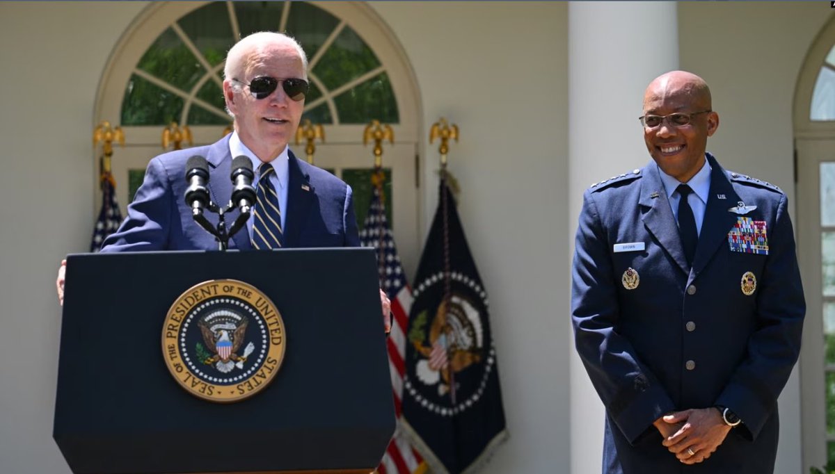 naomiguev's tweet photo. The U.S. Senate on Wednesday (September 20) confirmed Air Force General Charles Q. Brown Jr. as the next Chairman of the U.S. Joint Chiefs of Staff. https://t.co/K7I0SEGroI