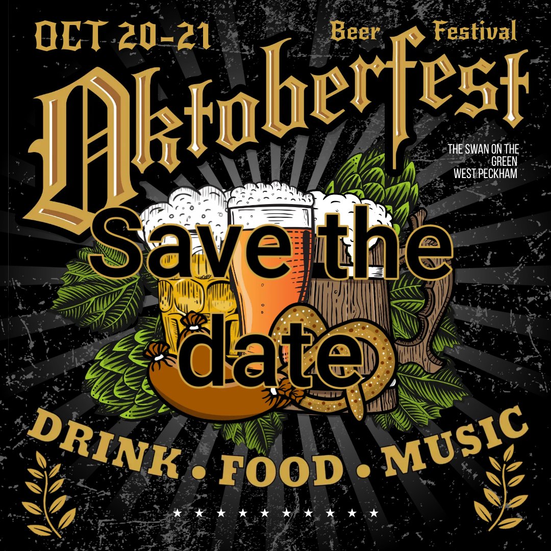 **Save the date** 

This October we are bringing back our Swantoberfest (aka Octoberfest) after many years. More information coming soon. 

Friday 20th &amp; Saturday 21st October