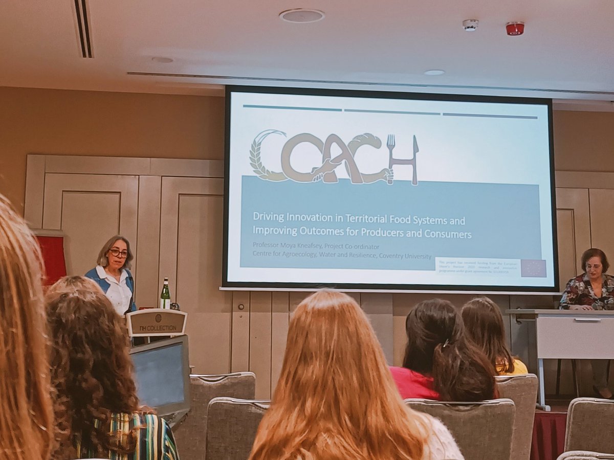 Glad to be at the joint dissemination event on “Improving Food Systems and Value Chains” in Brussels, together with the rest of the <a href="/COACH_EUProject/">COACH_EUProject</a> partners, <a href="/agrobridges_EU/">AgroBridges Project 2021-2023</a> and <a href="/cocoreado/">COCOREADO_H2020 🇪🇺</a> to talk about short food supply chains and sustainable food systems 🌱

#CoachEU
