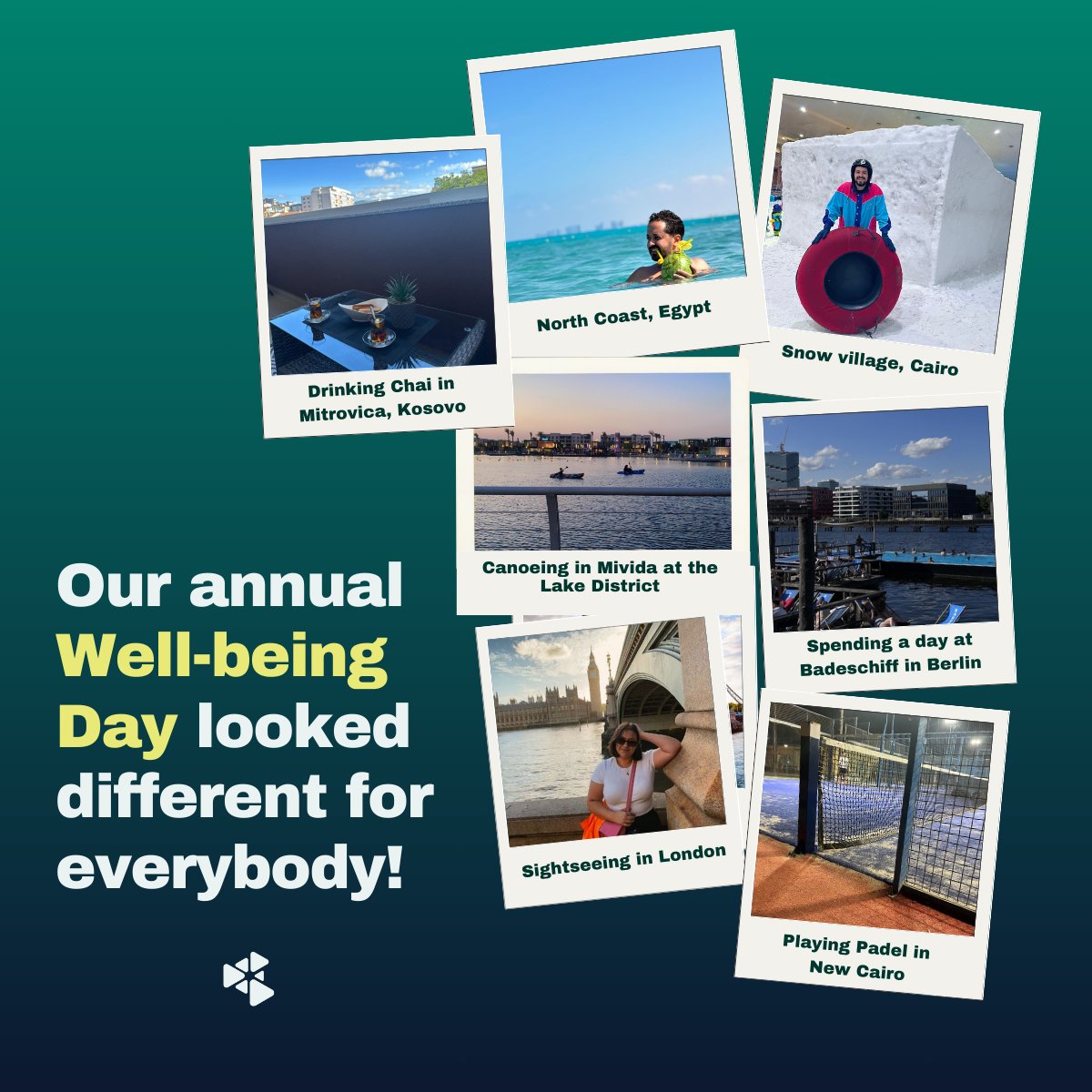 On the 18th of August, we celebrated our annual Well-Being Day at WorkMotion☀

It looked different for everyone. Some went outdoors, while spent a peaceful day at home with a book. That's what this day is all about: to spend it doing whatever brings you joy.