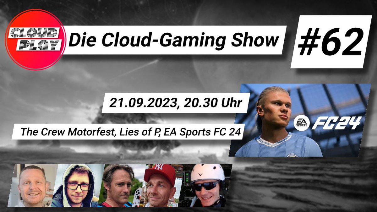Heute Abend ab 20:30 Uhr Live! Eure deutsche #Cloudgaming #Talkshow mit allen News, Diskussionen und Meinungen.

Die #XboxLeaks, aktuelle Spieleveröffentlichungen und eure liebsten Cloud-Dienste.

Jetzt vormerken und gerne auch ein Abo da lassen:

youtube.com/@CloudplayTalk