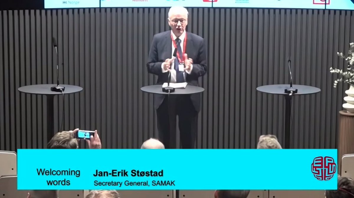FEPS_Europe's tweet photo. On behalf of FEPS team, many thanks to @StostadJe for being the driving force behind the #DigitalProgramme 'Algorithms at the workplace' and for his dedication both as FEPS VP & SAMAK Sec Gen
👏This event marks the end of his professional career. Enjoy a well-deserved retirement! https://t.co/uZDdoyIAnM