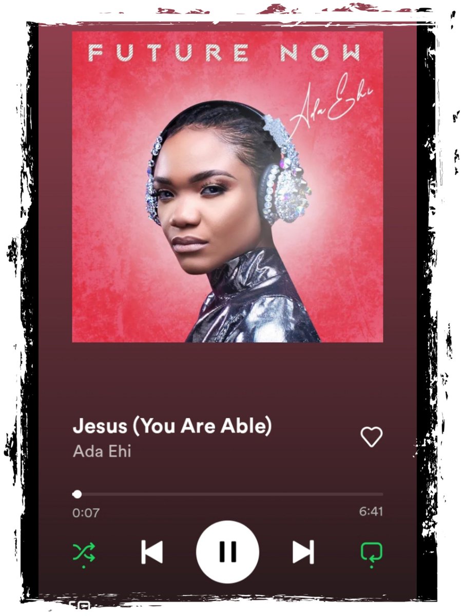 _GODverse's tweet photo. Good morning Family ❤️
Today's song recommendation is 'Jesus(You are able)' by @AdaEhiMoses

This is a reminder that your Father is the creator of the universe. He is able that which seems impossible. Simply put your trust in him❤️ https://t.co/vto2mtrPoo