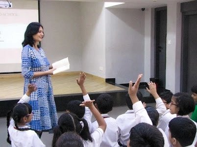 Spent a lovely morning yesterday with the bright and curious students of Indus Valley World School, Kolkata. 

#childrensauthor #childrensbooks #books #stories #schoolvisits #booksforkids #kidlit