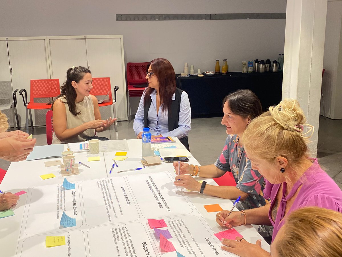 OcupacioCR's tweet photo. Avui estem a @CreuRojaBCN, fent el primer #FocusGrup!
Un espai que permet aprofundir en les vivències de les persones participants envers l'accés al mercat de treball i així poder #SerMillors a #OcupacioCreuRoja https://t.co/eqW0ylvrql