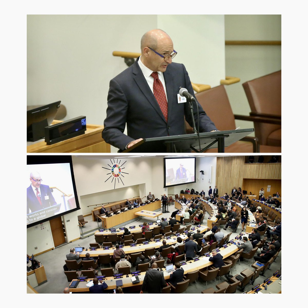chrisfearne's tweet photo. Addressing United Nations General Assembly #UNGA78 High Level Meeting on #PandemicAccord - The EU vaccine joint procurement model saved lives: we need to ensure the legislative framework to replicate it globally 🇲🇹🇺🇳 https://t.co/eCgSAWPEx1
