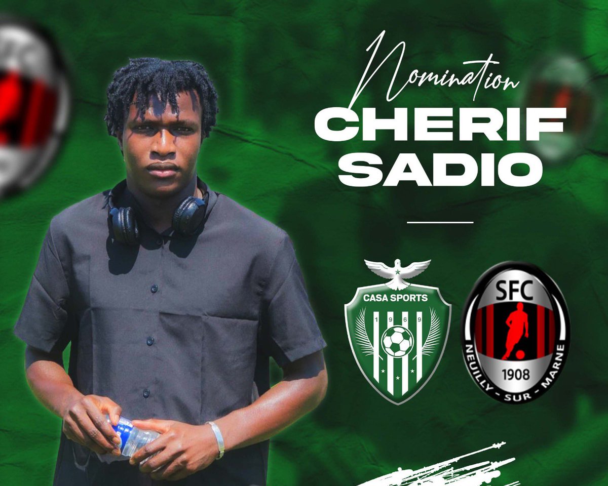 Bonne continuation à notre directeur du développement Cherif Sadio nommé pour les mêmes responsabilités au SFC Neuilly sur Marne , un club de la banlieue parisienne évoluant en National 3. Bonne chance à toi Alkalo. #EssamayPourToujours