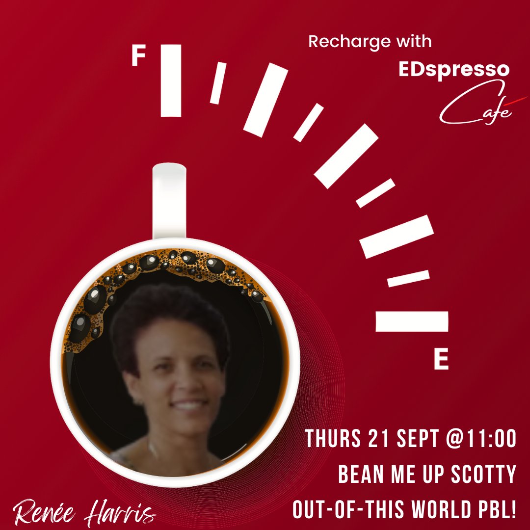 Almost time to chat to Rustenburg Girls' Junior School on EDspresso Café Episode 19: Bean me up Scotty - out-of-this world PBL youtube.com/live/RH_e3klV2… via <a href="/YouTube/">YouTube</a> 

<a href="/belindapetersen/">Belinda Petersen</a>