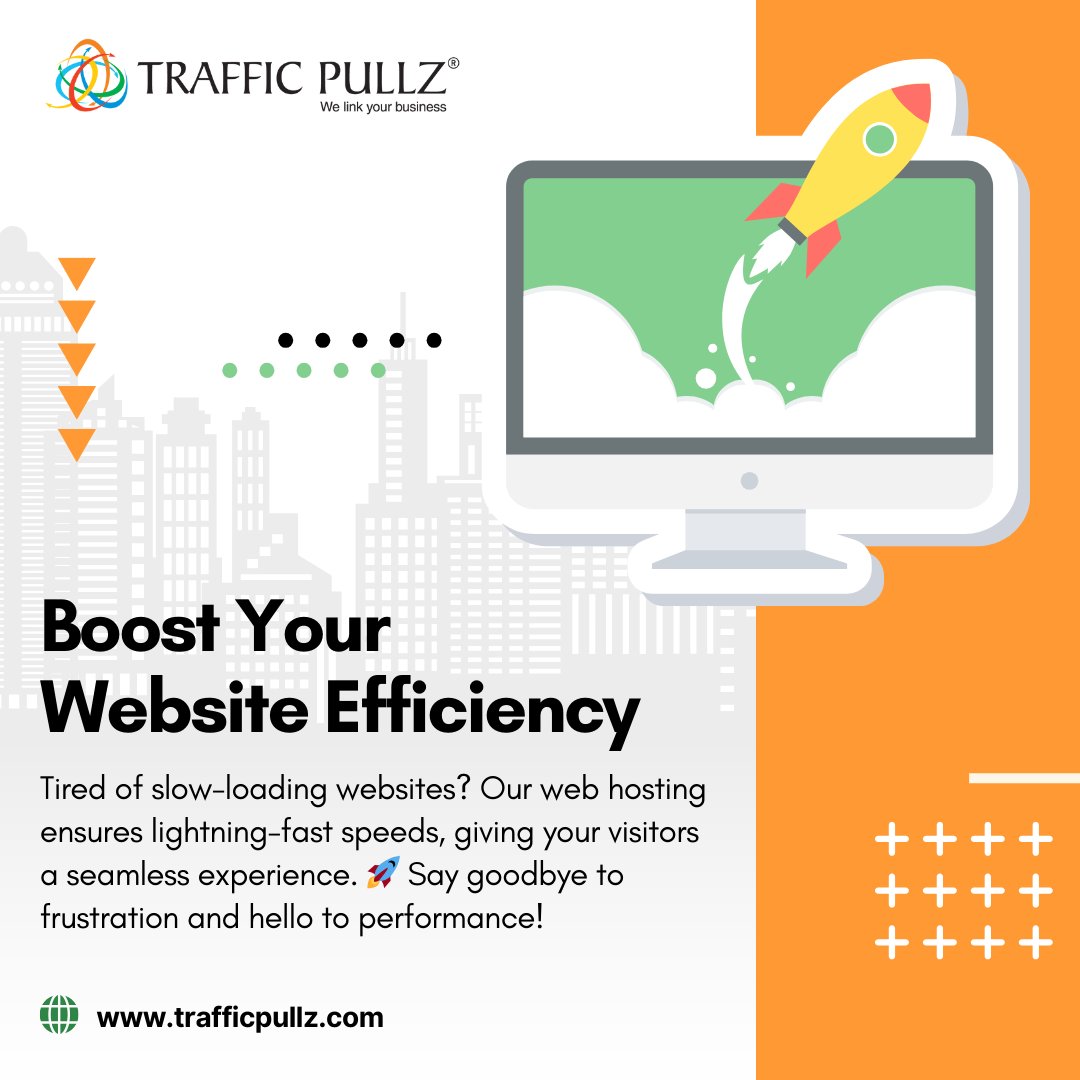 trafficpullz's tweet photo. Tired of slow-loading websites? Our web hosting ensures lightning-fast speeds, giving your visitors a seamless experience. 🚀 Say goodbye to frustration and hello to performance! #WebHosting #SpeedMatters #CloudHosting #Smallbiz https://t.co/A8ELKTZxU7 https://t.co/kw1ejgKcki