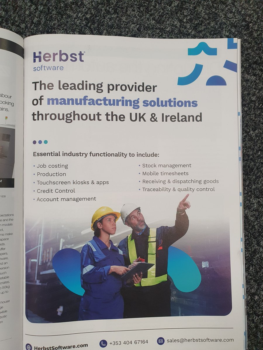 HerbstGroup's tweet photo. Be sure to check out the September edition of the @Mepcamagazine featuring our article that delves into how ERP systems are transforming the engineering &amp; manufacturing sectors.

Link to article: pg 38
https://t.co/vqG2FcaiK6

#engineering #manufacturing #ERP #erpsoftware https://t.co/la2IGsH2Ax