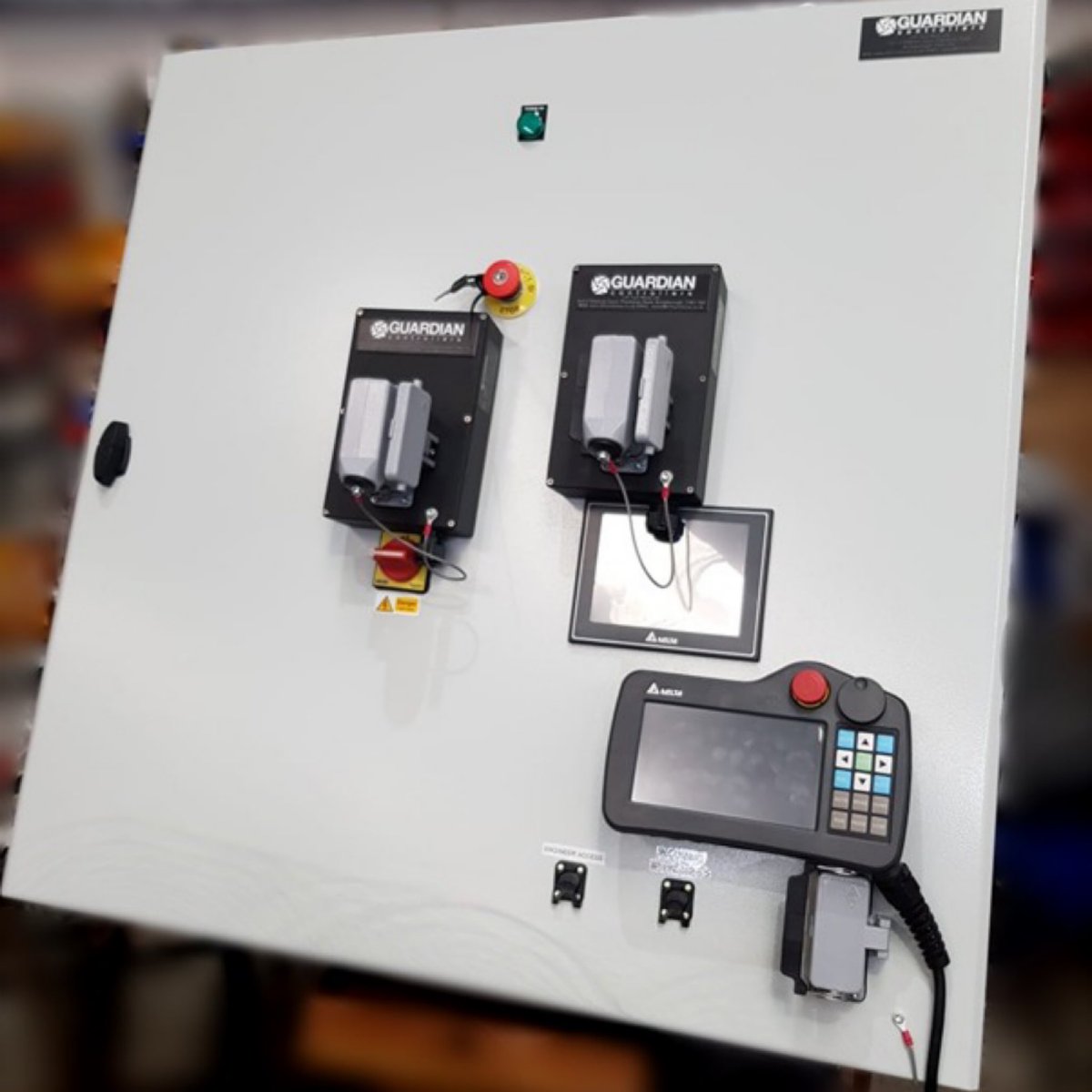 LiftTurnMove's tweet image. This Guardian 18-channel PLC controller is for stage electrics, including two PLC stage boxes.

This panel is for the monitoring of #loadcells and encoders, ensuring a safe and reliable system.