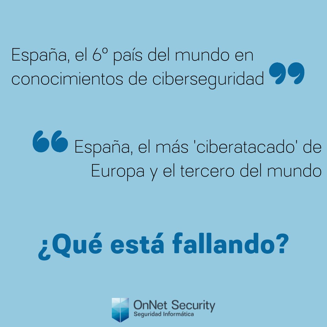 ¿Cómo es posible que seamos de los más formados y a la vez los más atacados? Es como si el mejor ejército del mundo es el que más pierde 🤣 

🤔 ¿Será que en la comunidad de ciberatacantes, se habla entre ellos, ‘’oye, ataquemos en España, allí siempre cuela…’’?