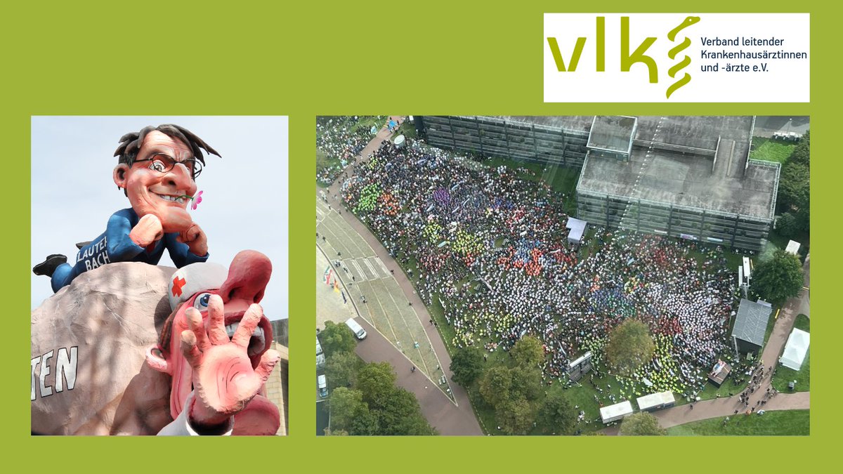 Jeder Punkt steht für eine Beschäftigte oder einen Beschäftigten in #NRW #Krankenhäusern, die gestern laut waren, damit die Kliniken finanziell stabilisiert werden. 84% der Chefärztinnen und -ärzte des <a href="/vlk_bund/">Verband leitender Krankenhausärztinnen und -ärzte</a> sehen die Patientenversorgung gefährdet. 
t1p.de/Finanznot