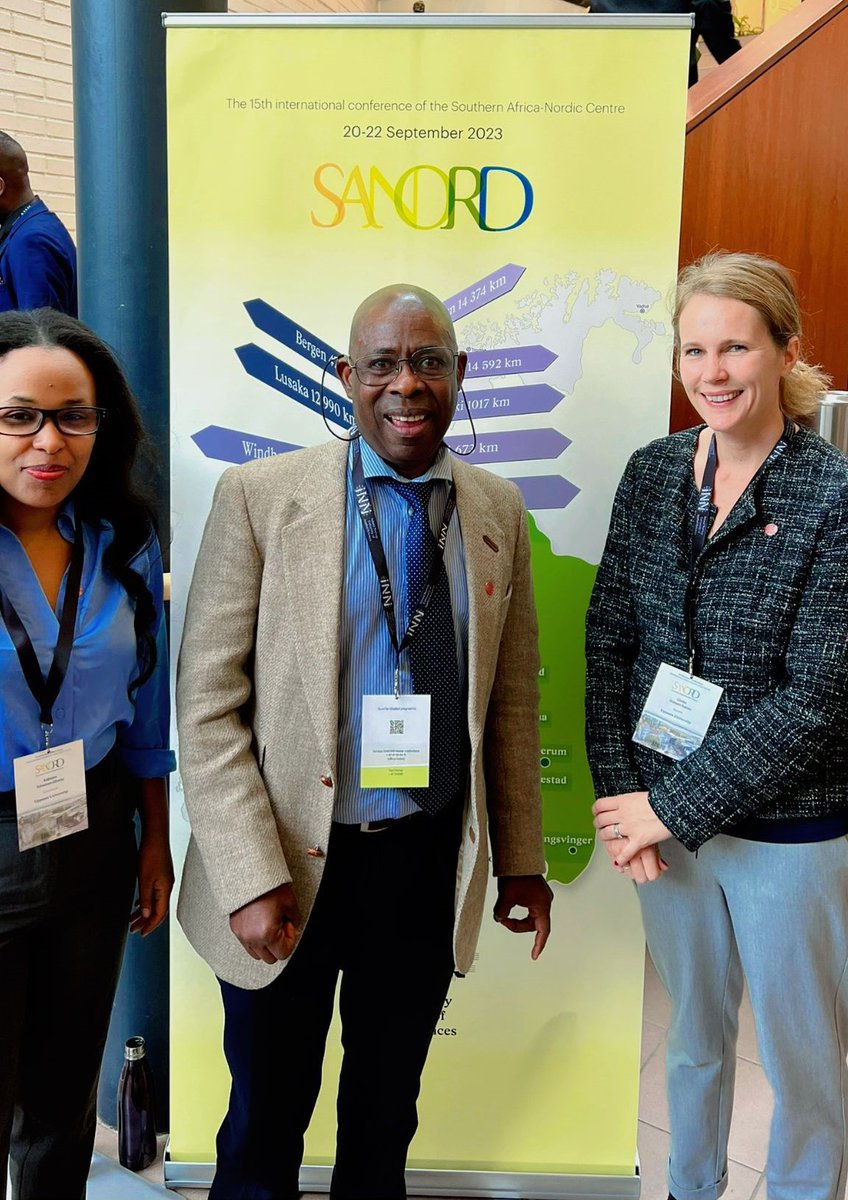 Kalkidan, Shepherd, and Linnea from SWEDESD are visiting Norway and the @SANORD_CO conference to contribute to the conference topic 'The role of higher education in contributing to just and sustainable futures'. #sanord2023