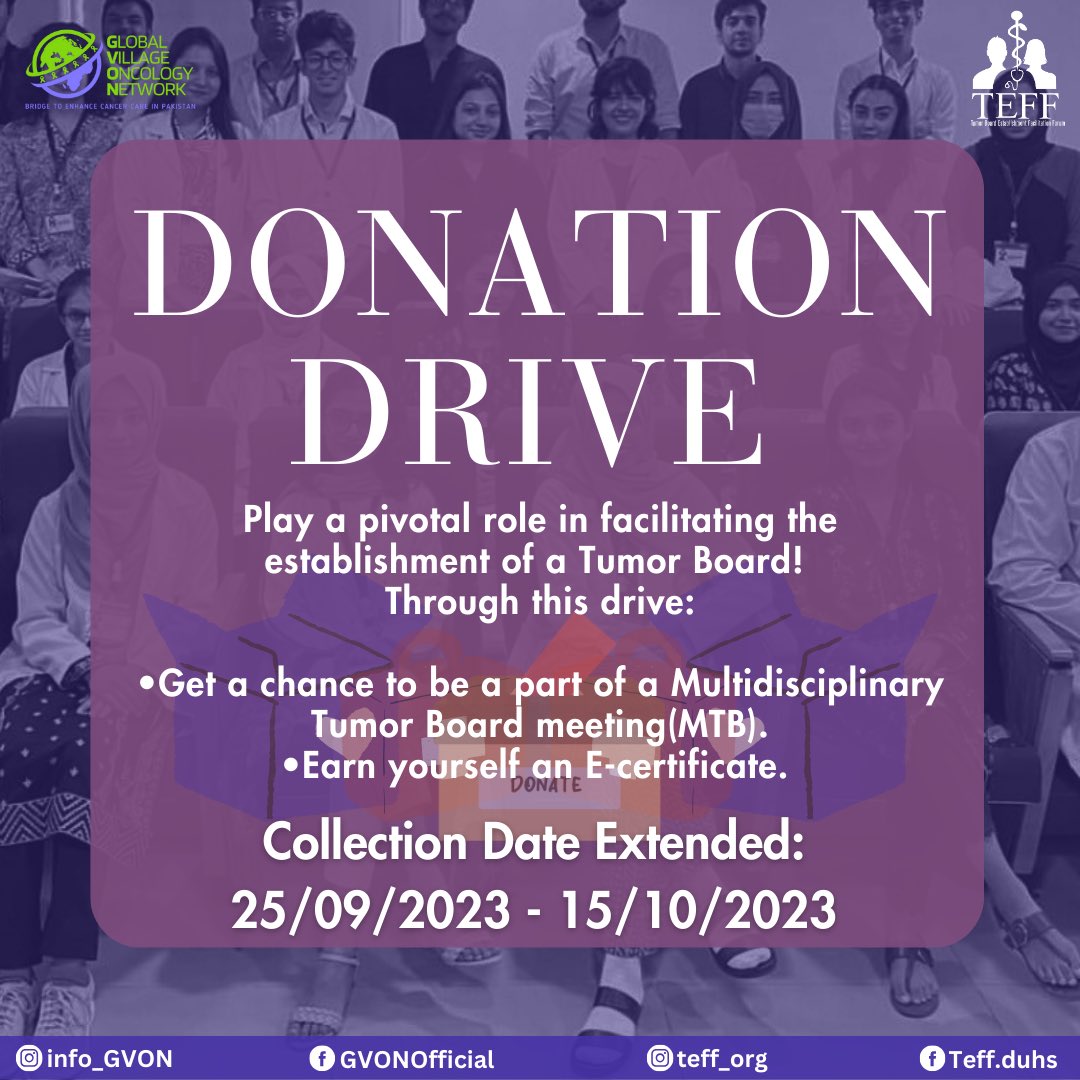 Hello everyone! The registration link for the Donation Drive is now open. The collection dates have been extended from September 25th to October 15th, so you'll still have plenty of time to gather donations.

You can register through this link: forms.gle/GuSHiRGwvxesUv…