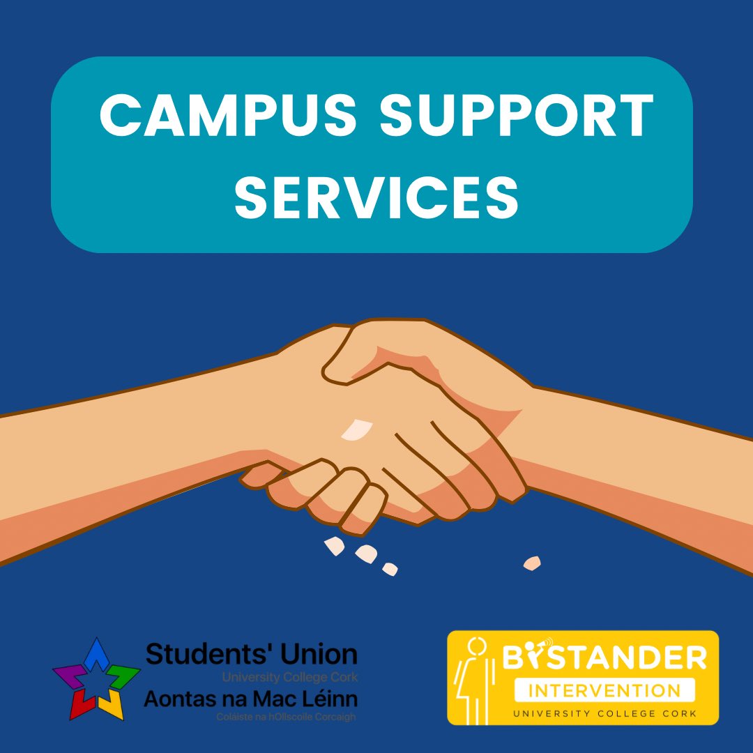 BystanderUcc's tweet photo. (1/3)

‼️GET FAMILIAR WITH SUPPORTS‼️

Here is a list of the support services offered on campus for those who need it 📢ℹ️ https://t.co/o9RWJvXkXe
