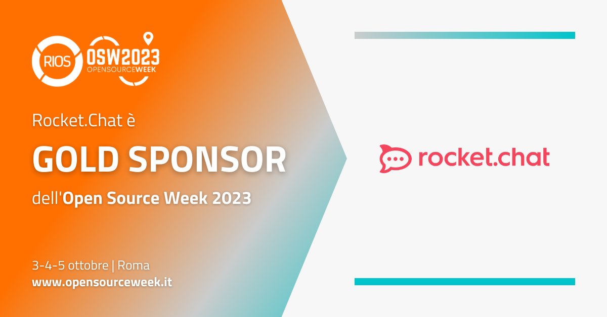 RIOS_opensource's tweet image. Rocket.Chat è la piattaforma #OpenSource per la collaborazione aziendale che offre comunicazione sicura e in tempo reale su web, desktop o mobile.

Visita il loro booth all&apos;#OpenSourceExpo.

Registrati qui ➡️ opensourceweek.it/?aff=rios

#OSW2023 #OpenSourceWeek #RIOS