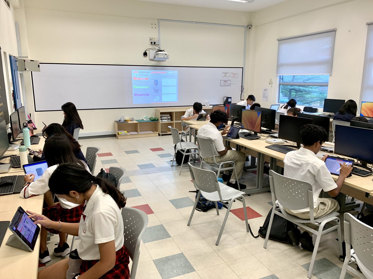 Year 9 F1 in Schools: So much focus and concentration! After a 3 week crash course on Onshape 3D modelling, students demonstrate their new skills in a practical test. We really appreciate our adaptive and enthusiastic technology students! <a href="/HELPISKL/">HELP International School</a> <a href="/Onshape/">Onshape by PTC</a>