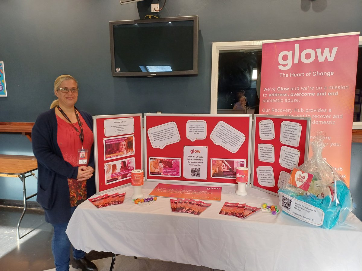 Come and see us today at <a href="/KeeleSU/">Keele SU</a> to find out more about the work we do in our #DomesticAbuse #RecoveryHub and our #volunteering opportunities. <a href="/findtheglow/">Glow</a> <a href="/KeeleUniversity/">Keele University 🐿️</a>