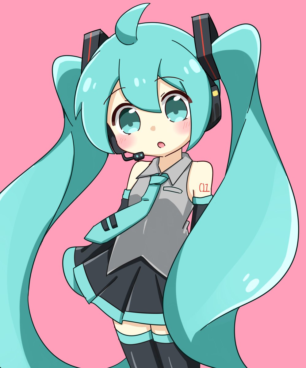 初音ミク「初音ミク 」|ねこみんのイラスト