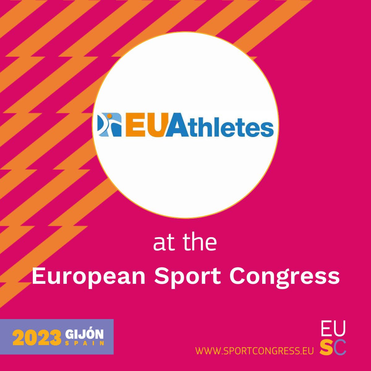EUAthletes's tweet photo. Our President Natalia Orive will be speaking about dual career at the @EuSportCongress in #Gijon today.
She will present the work done by the athlete associations to support player education and development, as well as the EU-funded projects including #PROLead & #PROMobility https://t.co/qJ5tg4DbzD