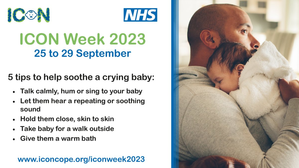 It’s tough when your baby won’t stop crying. You may worry something is wrong with your child, that you’ll lose your cool or that your parenting skills aren’t up to the job. But you can handle it!

Take a break or ask for help #ICONcope #ICONweek2023