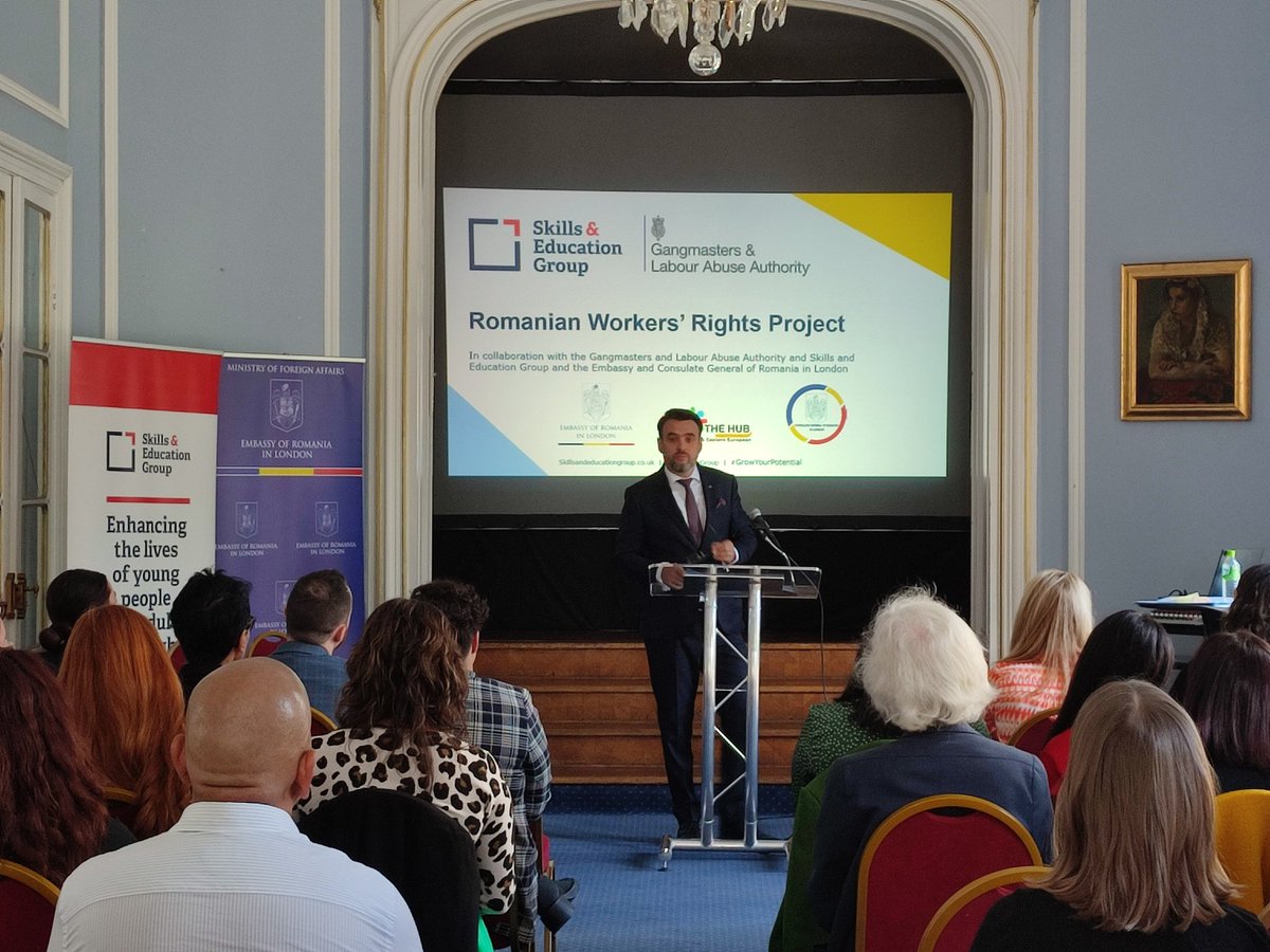 Skills and Education Group (@skillsedugroup) on Twitter photo We are at the Romanian Cultural Institute today celebrating our Romanian Workers' Rights Project, undertaken in collaboration with the @UK_Glaa, the <a href="/ROEmbassyLondon/">Embassy of Romania in London</a>, and the <a href="/RoEE_Hub/">The Romanian and Eastern European Hub</a>
#GrowYourPotential We are at the Romanian Cultural Institute today celebrating our Romanian Workers' Rights Project, undertaken in collaboration with the @UK_Glaa, the <a href="/ROEmbassyLondon/">Embassy of Romania in London</a>, and the <a href="/RoEE_Hub/">The Romanian and Eastern European Hub</a>
#GrowYourPotential
