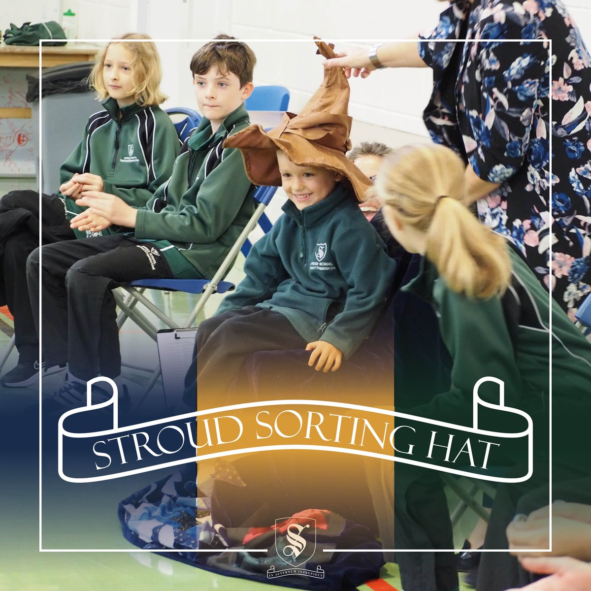 KESPreparatory's tweet photo. We have welcomed our #StroudReception children into their new House Groups. The first ceremony of its kind here at Stroud, the Sorting Hat determined which of the three school Houses each new child belonged to! The hat picked wisely!
#HouseGroups #Belonging #ForeverUndaunted https://t.co/X46HJKeVZF