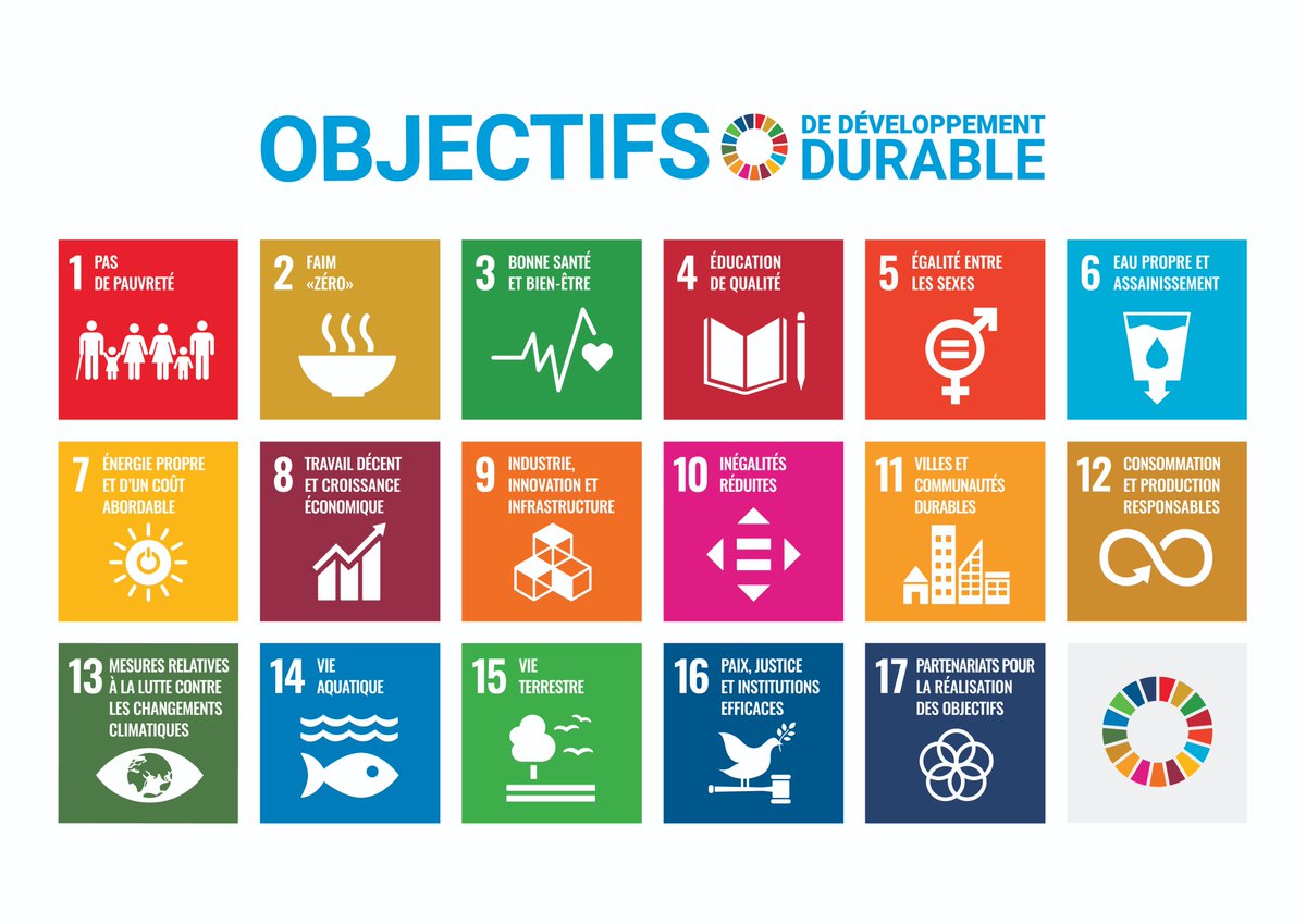 Cette semaine, c'est la semaine européenne du #développementdurable !

En tant que signataire du réseau France du Pacte mondial de l’#ONU, nous nous engageons à promouvoir les objectifs de développement durable #ODD.

+ infos : shorturl.at/zGKPU