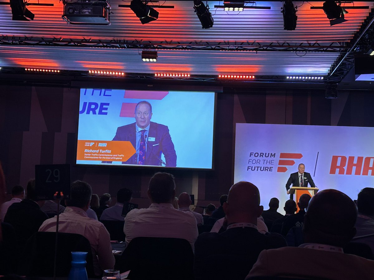 Richard Turfitt, Senior Traffic Commissioner <a href="/TrafficCommsGB/">Traffic Commissioners for GB</a> joins us for his session ‘The Traffic Commissioner should be a Stranger’

#RHAForumForTheFuture