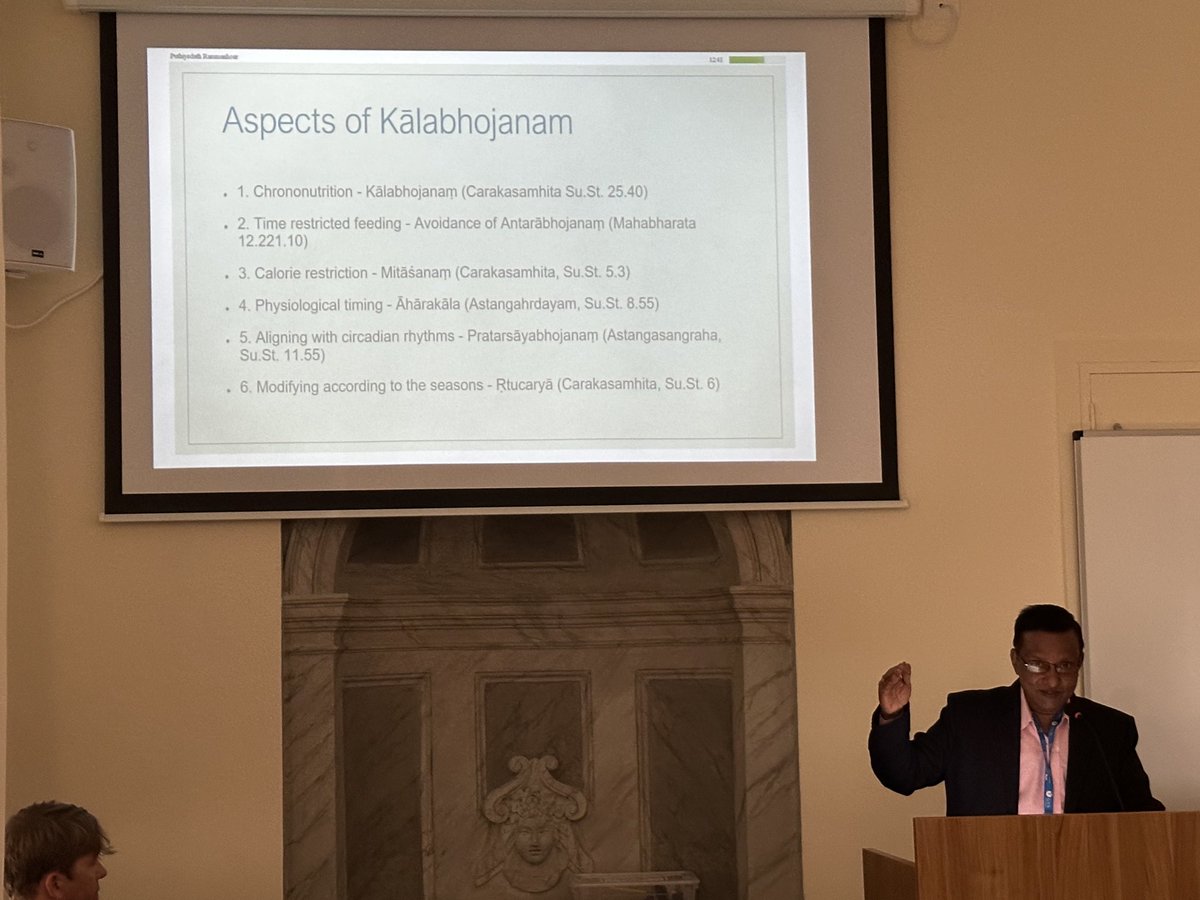 Ayurvedic concepts of calorie restriction and physiologic methods to eat aligning with circadian rhythms, seasons, country of living, and individual constitution and others, described 1000s of years ago. #ayurveda #ministryofayush ⁦<a href="/ARTOIFoundation/">ARTOI Foundation</a>⁩⁦<a href="/ram_manoharp/">Rammanohar P</a>⁩
