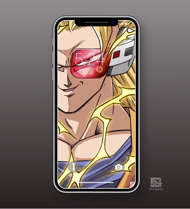 Scouter Lock Screen 062"SonGoku SS3"#SLS 