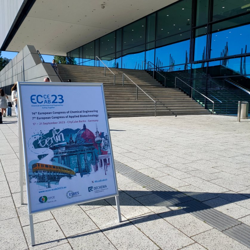 Ready for the final day at #EcceEcab23 in a wonderfully sunny Berlin. 
Looking forward to discussing all things watery today 💦💧⛲ including my talk at 3pm