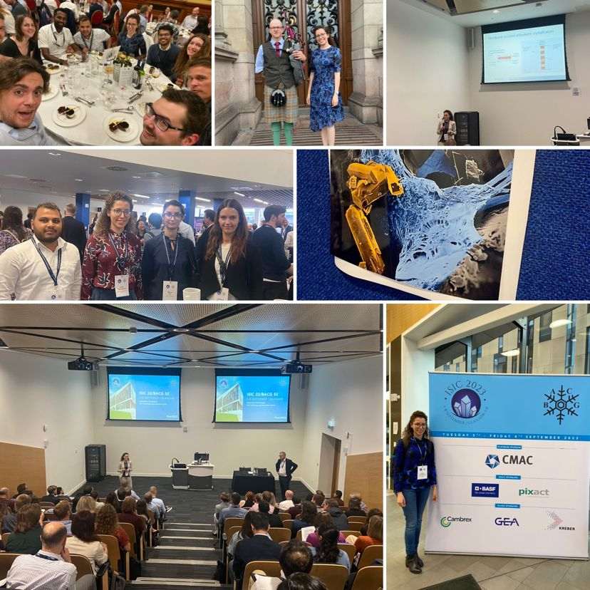 SaraChergaoui's tweet photo. Glad to have taken part in the International Symposium on Industrial Crystallization @isic2023. Experts from both the academic and industrial worlds shared their latest work. I gave a talk on MAAC for reaction purification. #Crystallization #Membrane_tech https://t.co/BClk4y20hf