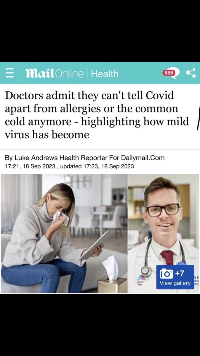 I can, if they drop dead its Covid, if they have a runny nose its a common cold. With the right training its easy to tell the difference. 🦺